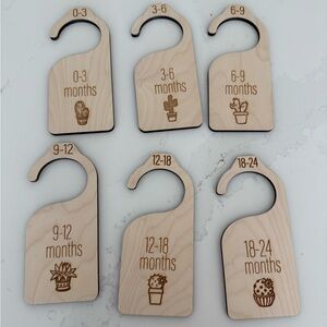 Wooden Baby Closet Dividers